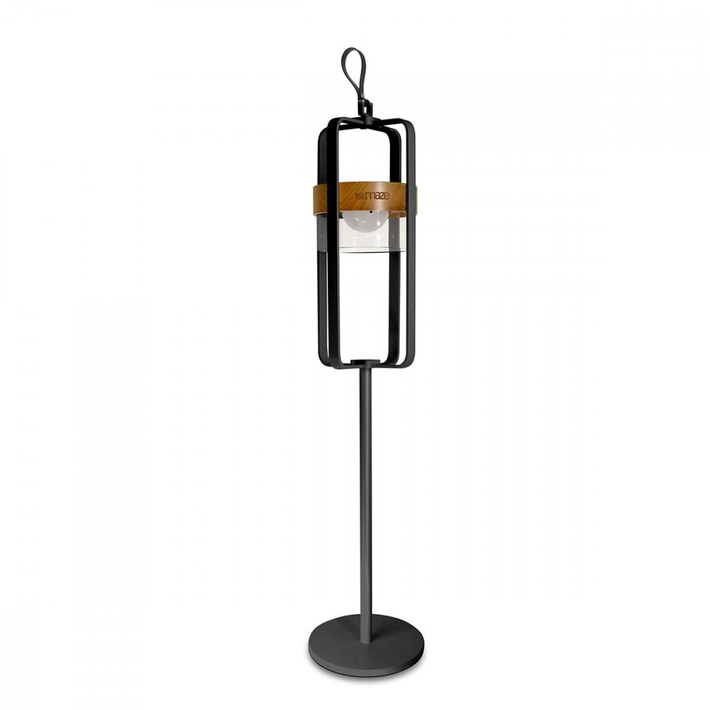 Satellite Large Solar Light with Stand / Charcoal