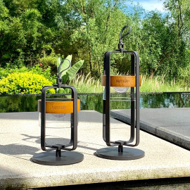 Satellite Large Solar Light with Stand / Charcoal