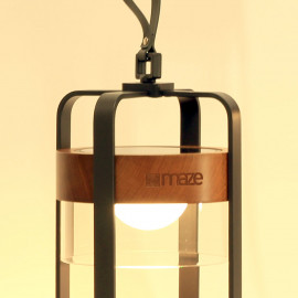 Satellite Large Solar Light with Stand / Charcoal