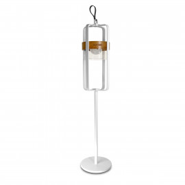 Satellite Large Solar Light with Stand / White