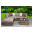 STELLA Corner sofa in Nature/Brown