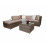 STELLA Corner sofa in Nature/Brown