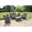 Victoria 2 Seat High Back Sofa Set / Grey