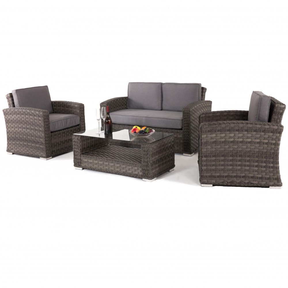 Victoria 2 Seat Sofa Set / Grey Victoria 2 Seat Sofa Set / Grey