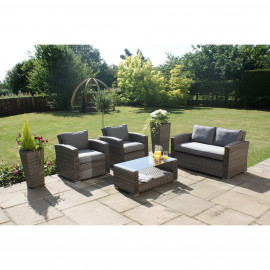 Victoria 2 Seat Sofa Set / Grey Victoria 2 Seat Sofa Set / Grey