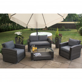 Victoria 2 Seat Sofa Set / Grey Victoria 2 Seat Sofa Set / Grey