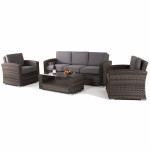 Victoria 3 Seat Sofa Set Grey Victoria 3 Seat Sofa Set Grey
