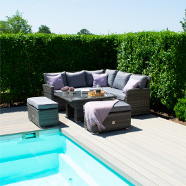 Victoria Square Corner Dining Set with Rising Table Victoria Square Corner Dining Set with Rising Table