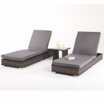 Victoria Sunlounger Set / Grey Victoria Sunlounger Set / Grey