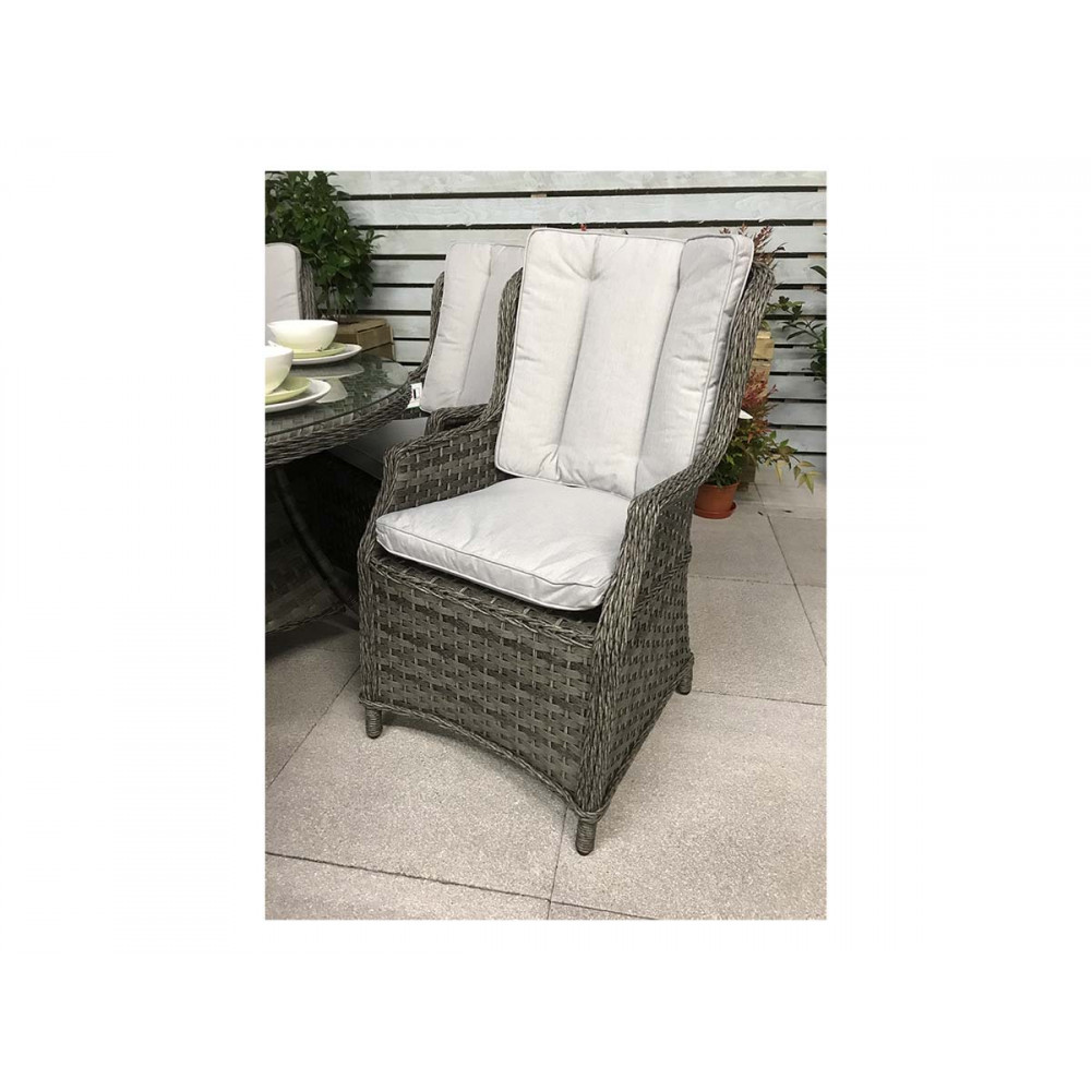 VICTORIA Pair of high back dining chairs VICTORIA Pair of high back dining chairs