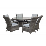 VICTORIA 6 Seater round dining set VICTORIA 6 Seater round dining set