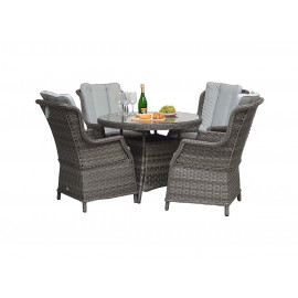VICTORIA 4 Seat round dining set VICTORIA 4 Seat round dining set