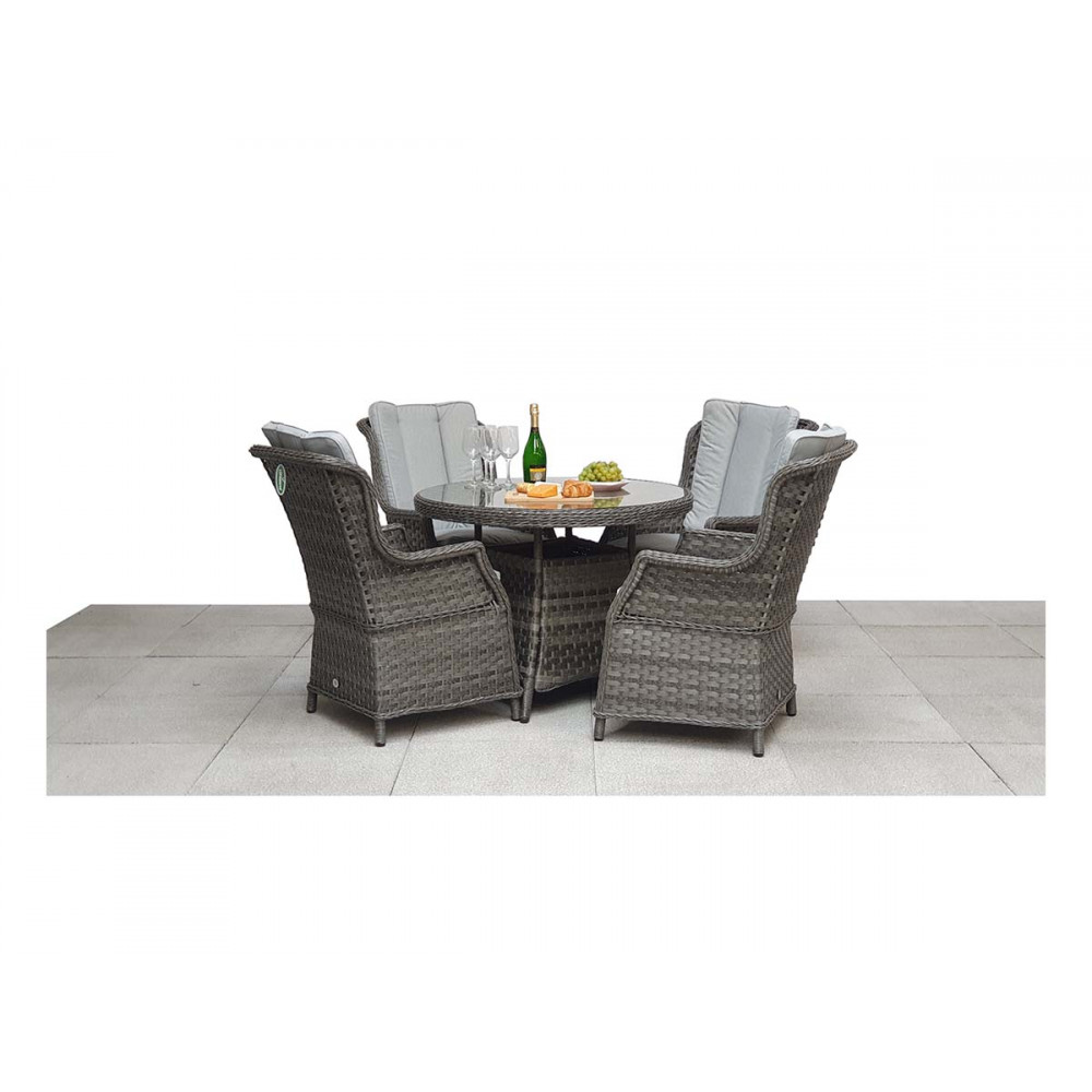 VICTORIA 4 Seat round dining set VICTORIA 4 Seat round dining set