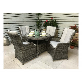 VICTORIA 4 Seat round dining set VICTORIA 4 Seat round dining set