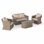 Winchester 2 Seat Sofa Set with Fire Pit Coffee Table Winchester 2 Seat Sofa Set with Fire Pit Coffee Table