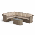 Winchester Large Corner Sofa Set with Fire Pit Table Winchester Large Corner Sofa Set with Fire Pit Table