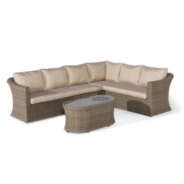 Winchester Large Corner Sofa Set with Fire Pit Table Winchester Large Corner Sofa Set with Fire Pit Table