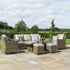 Winchester Sofa Dining Set with Ice Bucket & Rising Table Winchester Sofa Dining Set with Ice Bucket & Rising Table