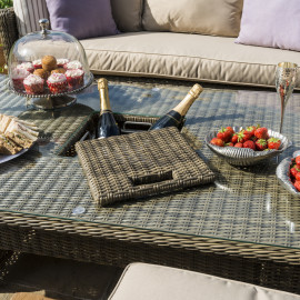 Winchester Sofa Dining Set with Ice Bucket & Rising Table Winchester Sofa Dining Set with Ice Bucket & Rising Table