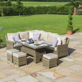 Winchester Corner Dining Set with Ice Bucket & Rising Table Winchester Corner Dining Set with Ice Bucket & Rising Table