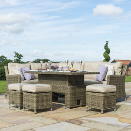 Winchester Corner Dining Set with Ice Bucket & Rising Table Winchester Corner Dining Set with Ice Bucket & Rising Table