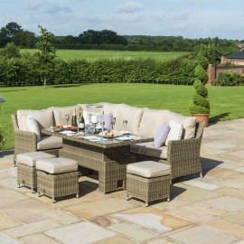 Winchester Corner Dining Set with Ice Bucket & Rising Table Winchester Corner Dining Set with Ice Bucket & Rising Table