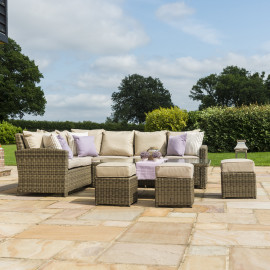 Winchester Corner Dining Set with Ice Bucket & Rising Table Winchester Corner Dining Set with Ice Bucket & Rising Table