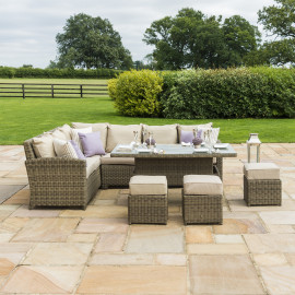 Winchester Corner Dining Set with Ice Bucket & Rising Table Winchester Corner Dining Set with Ice Bucket & Rising Table