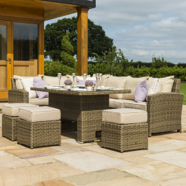 Winchester Corner Dining Set with Ice Bucket & Rising Table Winchester Corner Dining Set with Ice Bucket & Rising Table