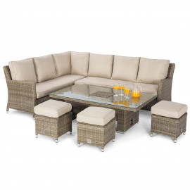 Winchester Corner Dining Set with Ice Bucket & Rising Table Winchester Corner Dining Set with Ice Bucket & Rising Table