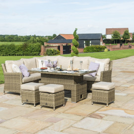 Winchester Corner Dining Set with Ice Bucket & Rising Table Winchester Corner Dining Set with Ice Bucket & Rising Table