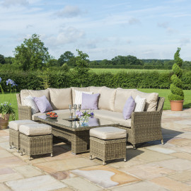 Winchester Corner Dining Set with Ice Bucket & Rising Table Winchester Corner Dining Set with Ice Bucket & Rising Table