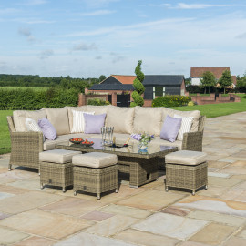 Winchester Corner Dining Set with Ice Bucket & Rising Table Winchester Corner Dining Set with Ice Bucket & Rising Table