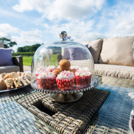 Winchester Corner Dining Set with Ice Bucket & Rising Table (with Armchair) Winchester Corner Dining Set with Ice Bucket & Rising Table (with Armchair)