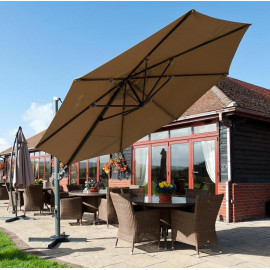 Alexander Rose 3.5m Cantilever Sunshade - Parasol Alexander Rose 3.5m Cantilever Sunshade - Parasol