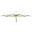Alexander Rose 3.5m Round Hardwood Luxury Parasol
