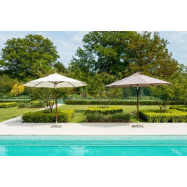 Alexander Rose 3.5m Round Hardwood Luxury Parasol Alexander Rose 3.5m Round Hardwood Luxury Parasol