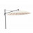 Alexander Rose 3m Aluminium Cantilever Ribbed Parasol