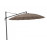 Alexander Rose 3m Aluminium Cantilever Ribbed Parasol