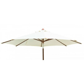 Alexander Rose 3m Round Hardwood Luxury Parasol