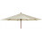 Alexander Rose 3m Round Hardwood Parasol