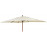 Alexander Rose 3m x 2m Rectangular Hardwood Parasol