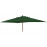 Alexander Rose 3m x 2m Rectangular Hardwood Parasol