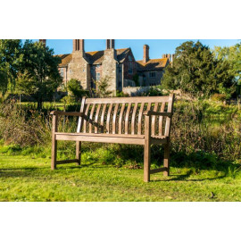 Alexander Rose 4ft Sherwood Broadfield 2 Seater Garden Bench with Free Cover