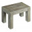 Alexander Rose Acacia Old England Grey Painted Bench 60cm