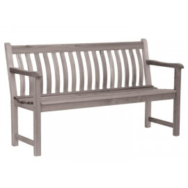 Alexander Rose Acacia Old England Grey Painted Broadfield Bench 5ft