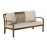 Alexander Rose Bolney Dark Acacia 2 Seater Sofa