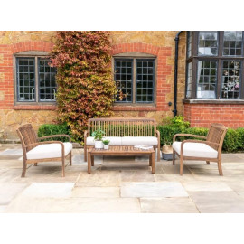 Alexander Rose Bolney Dark Acacia 2 Seater Sofa