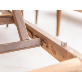 Alexander Rose Bolney Dark Acacia Adjustable Sling Sunbed Alexander Rose Bolney Dark Acacia Adjustable Sling Sunbed