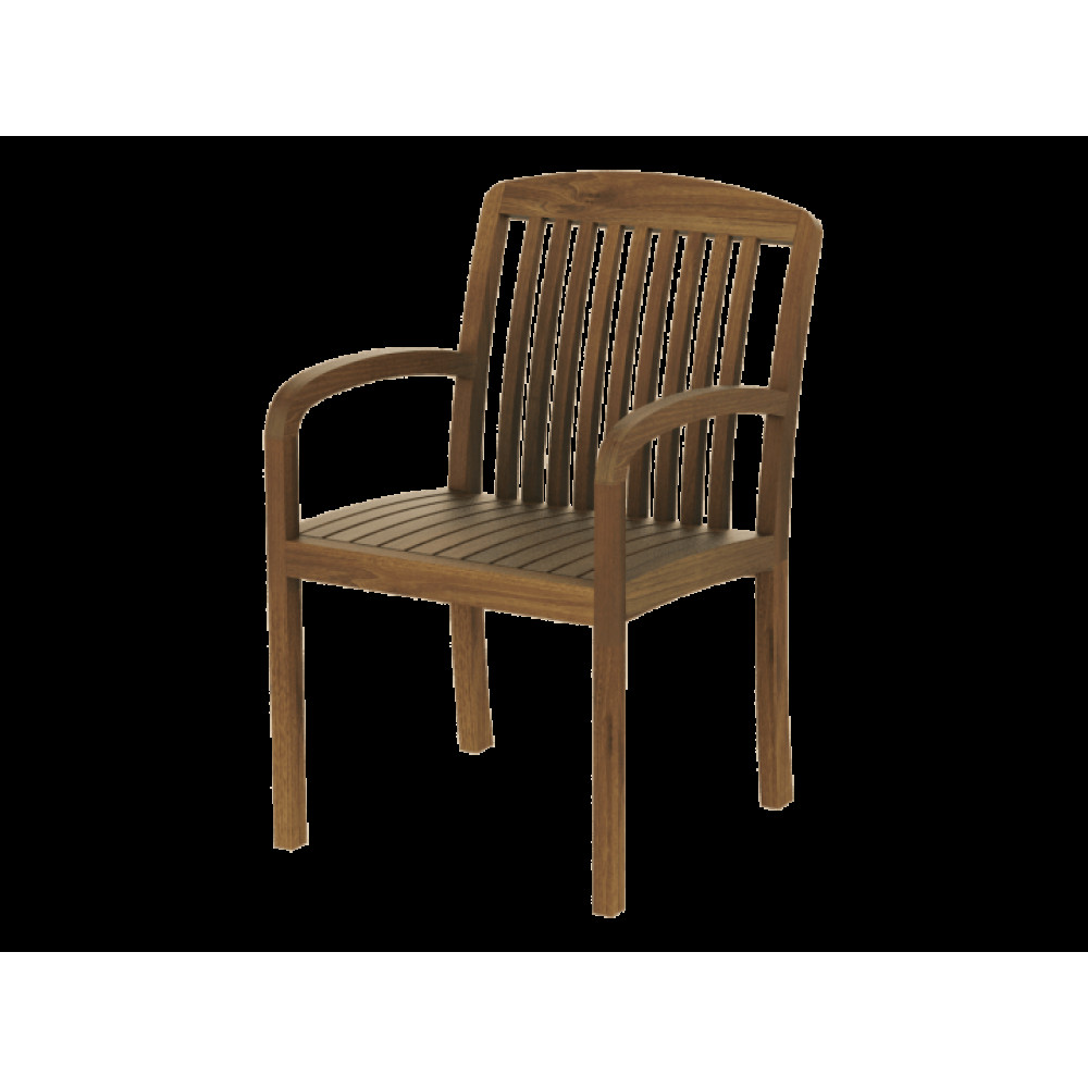 Alexander Rose Bolney Dark Acacia Armchair